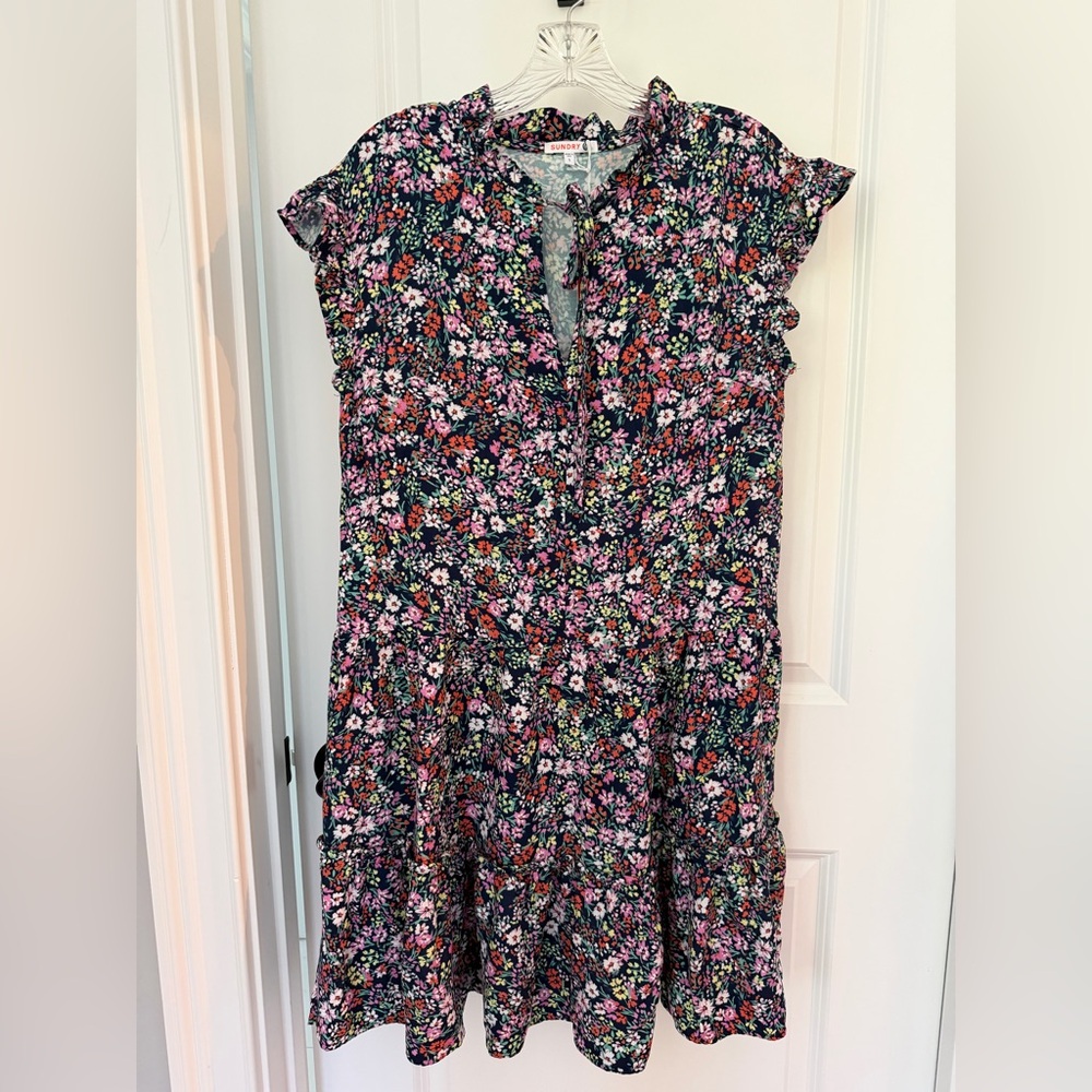 Sundry Women’s mini field dress in deep navy